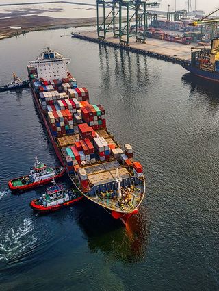 Navigates to Marine industry detail page.