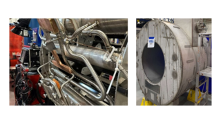 A system of tubing for an MRI machine.